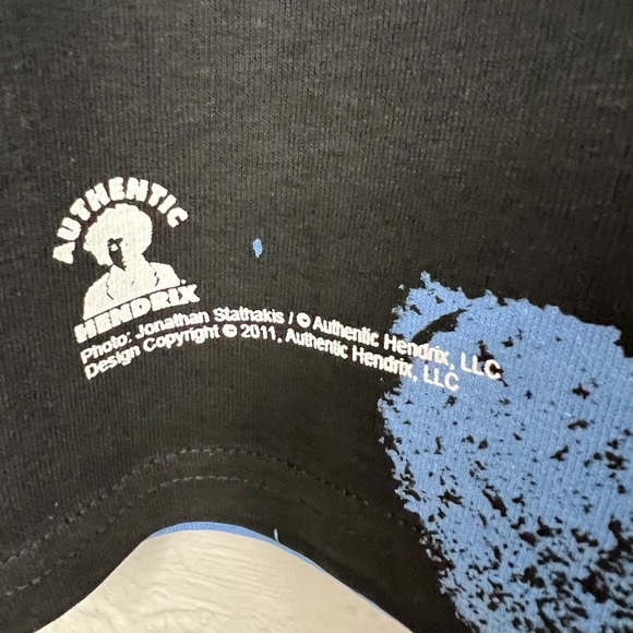 MENS 2011 JIMI HENDRIX OFFICIAL ALL OVER PRINT POWER OF SOUL SHIRT SIZE XXL NEW - Picture 5 of 7